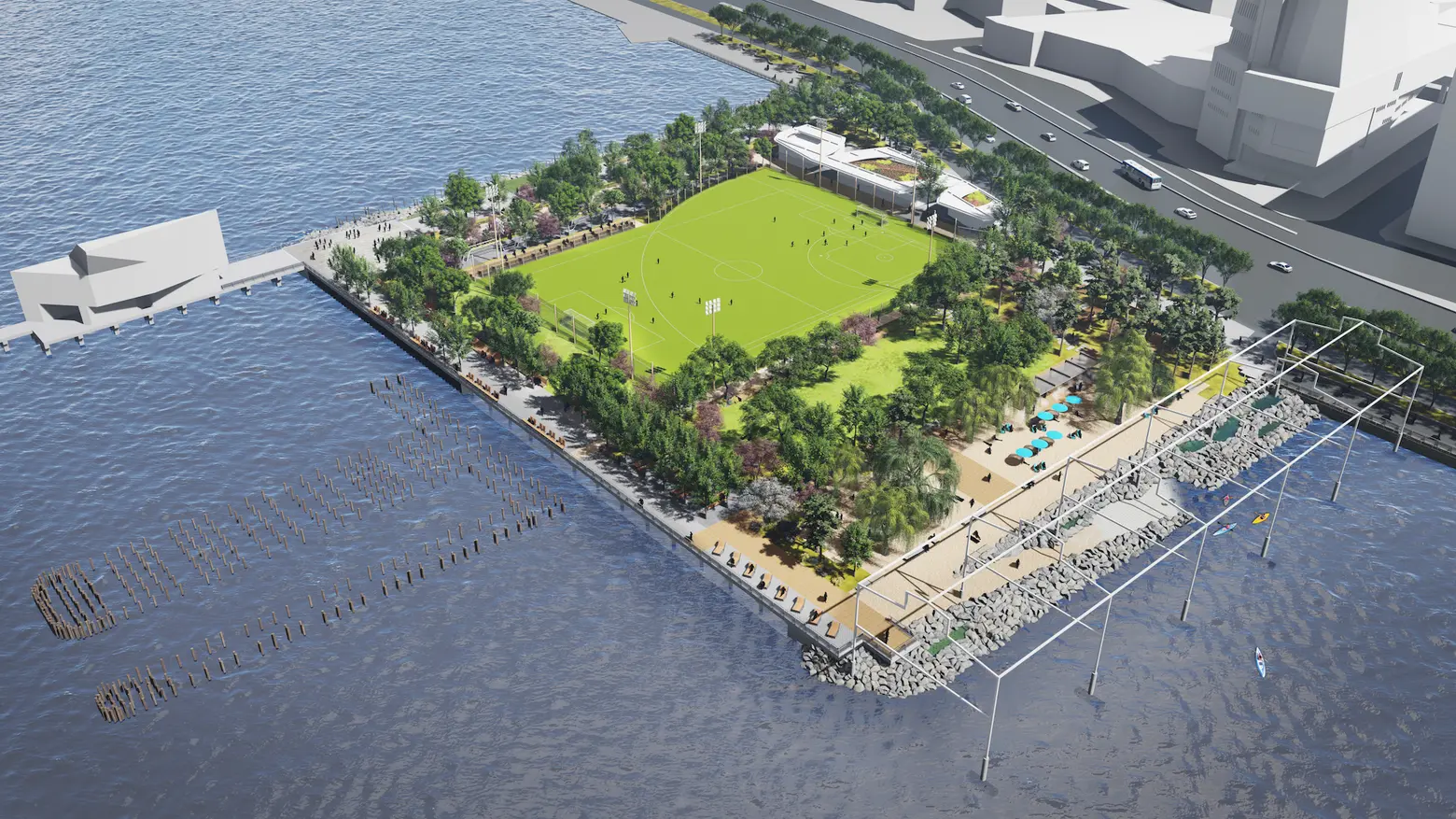 $70M plan to build Manhattan’s first public beach moves forward