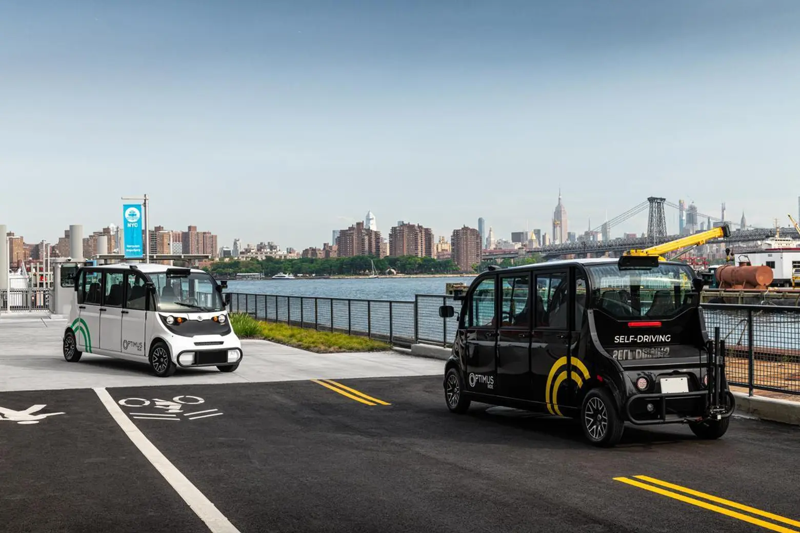 New York’s first fleet of self-driving cars launches at the Brooklyn Navy Yard