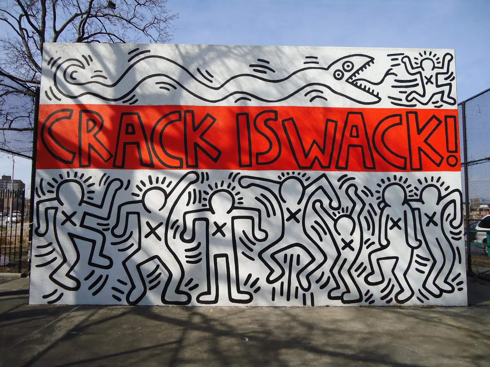 Keith Haring, Crack is Wack