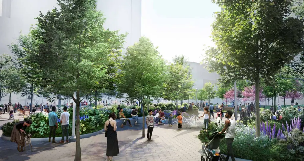 Updated design revealed for long-awaited Willoughby Square Park in ...