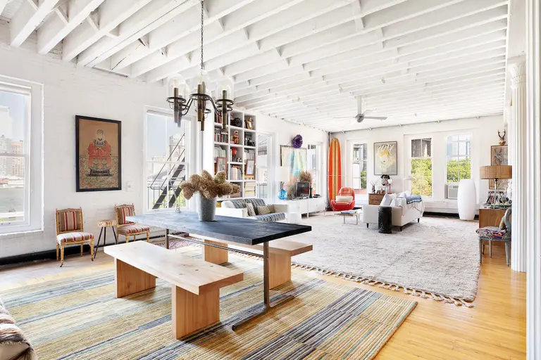 $3.25M Brooklyn Heights loft mixes historic bones with surfer-chic style