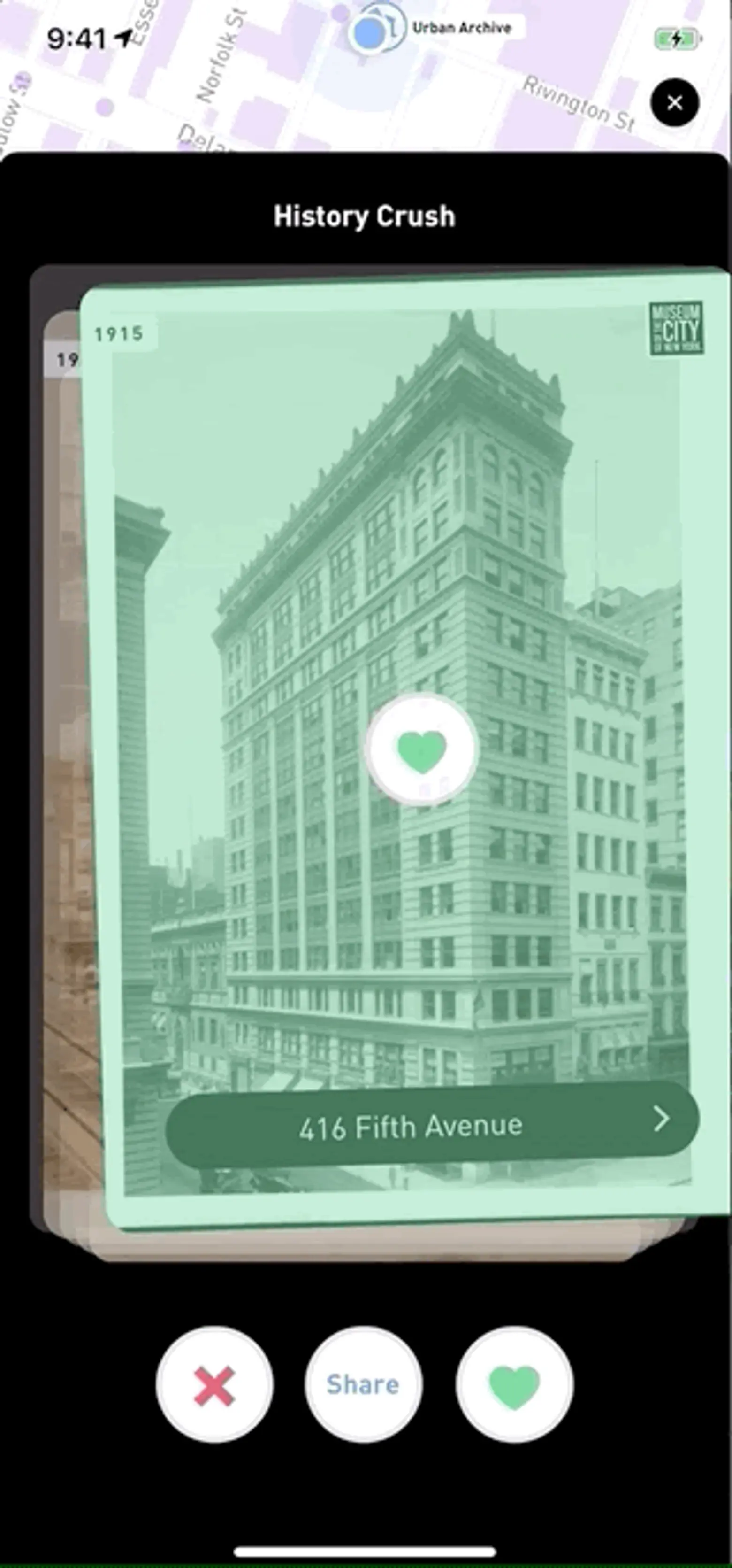 history crush, urban archive, maps, nyc history, apps