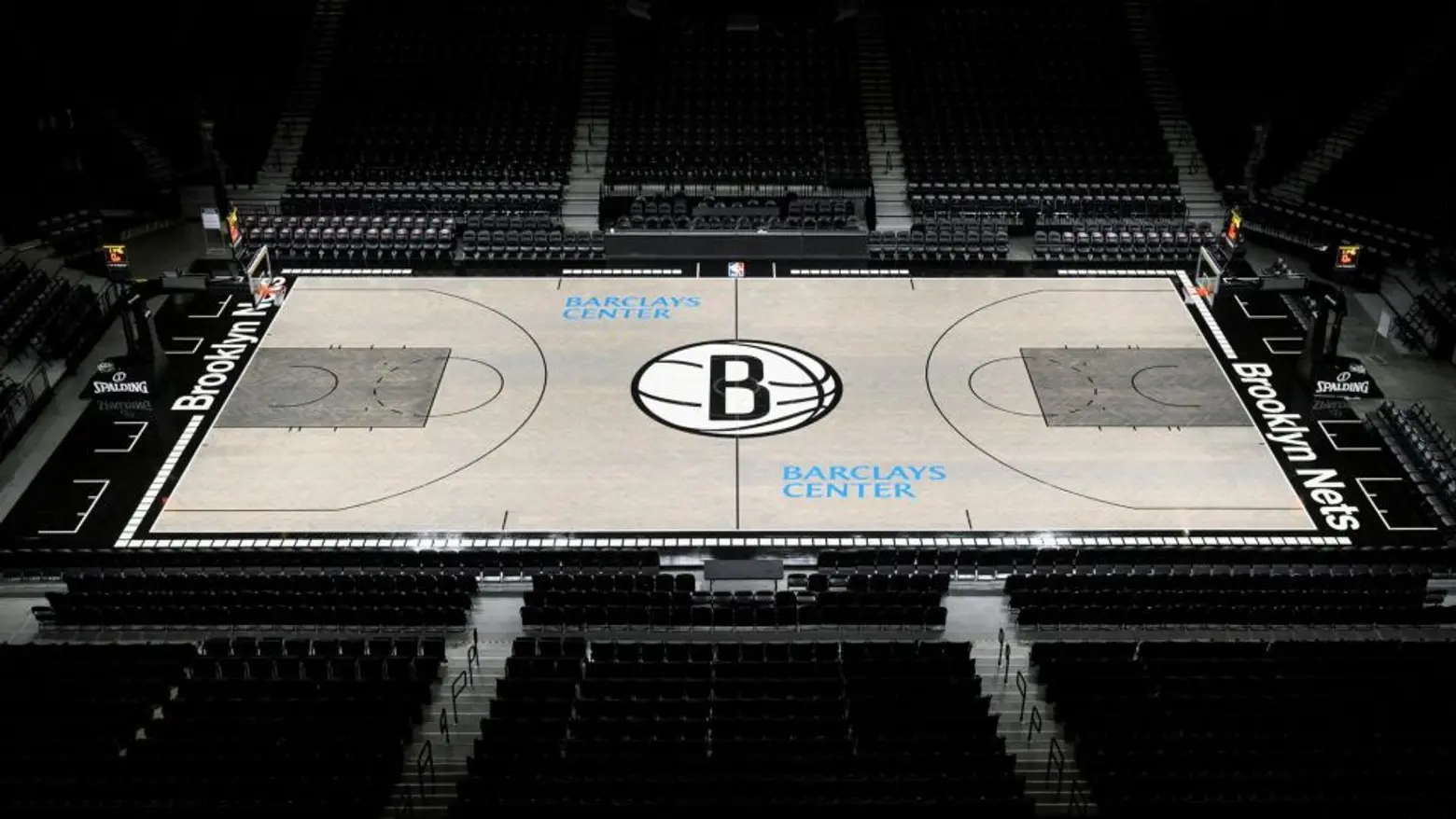 Brooklyn Nets Actual Inaugural 2012 Hardwood Basketball Court 