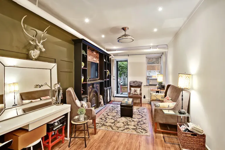 This $765K Brooklyn Heights co-op may be narrow, but a private garden offers the great outdoors