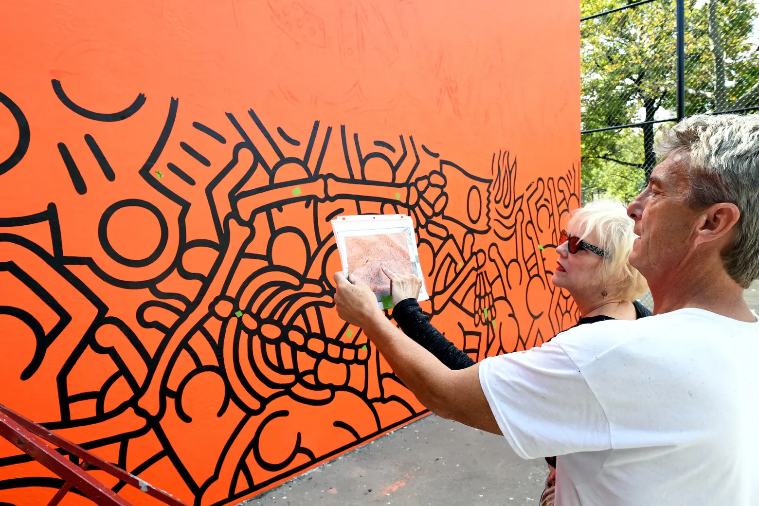 Keith Haring, Crack is Wack, Murals, East Harlem, Restoration