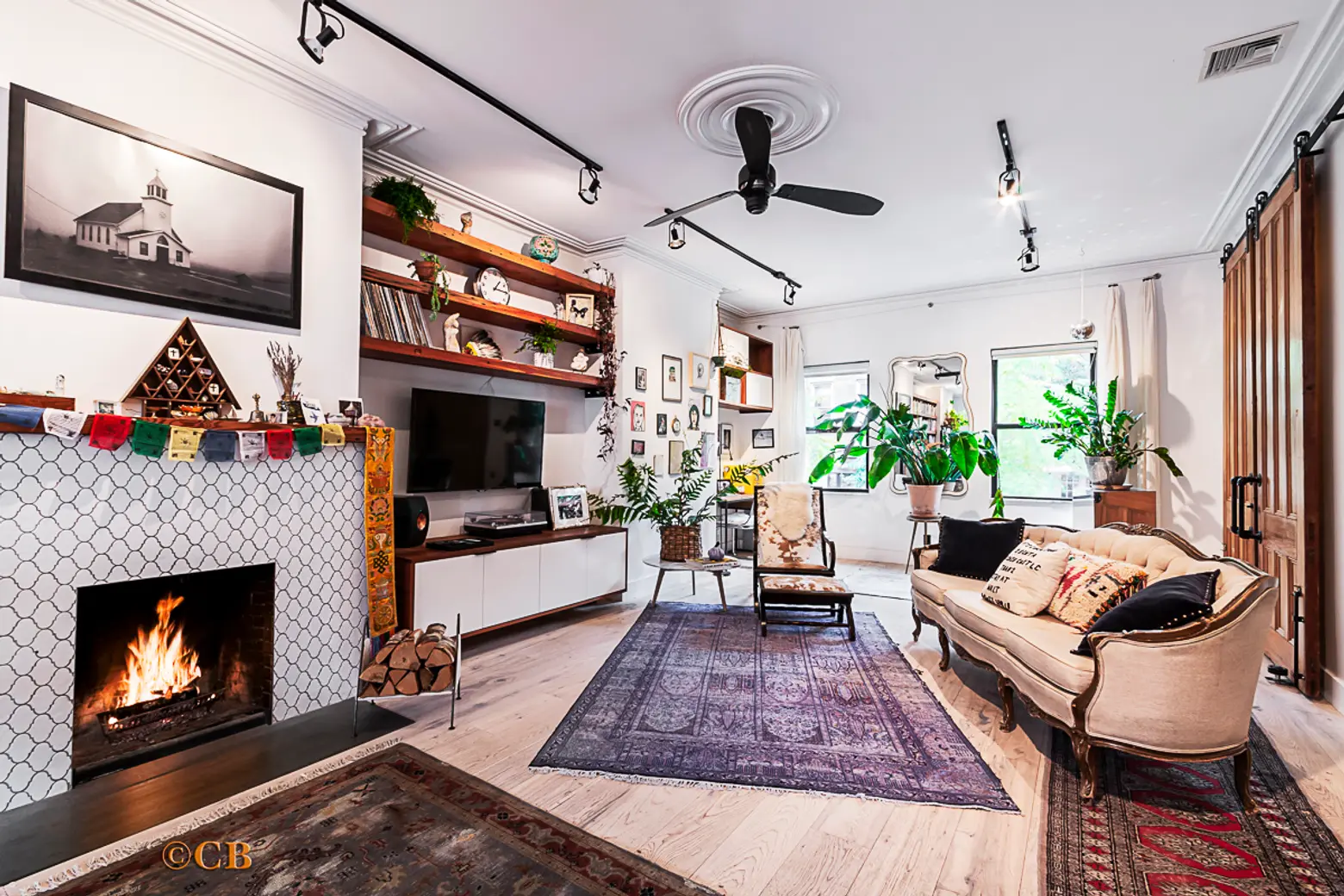 $3M Greenpoint townhouse has a guest studio in back and a separate apartment on top