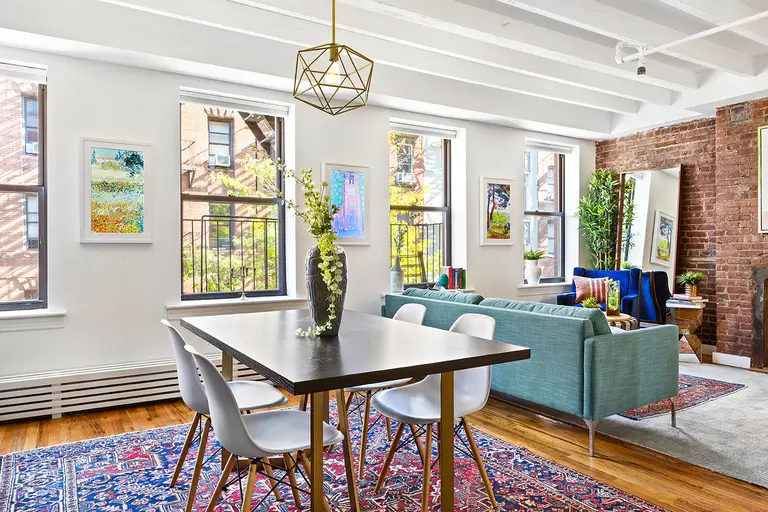 $899K Nolita co-op is newly renovated with warmth, color, and a backsplash made of Legos
