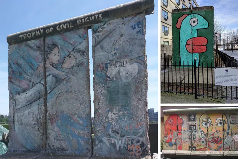 Where to see pieces of the Berlin Wall in NYC