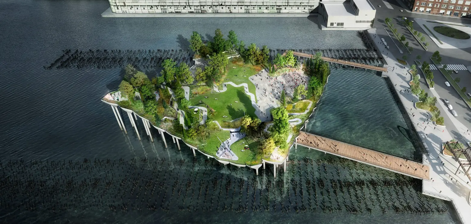 Little Island, Pier 55, Hudson River Park, Mathews Nielsen Landscape Architects, Barry Diller