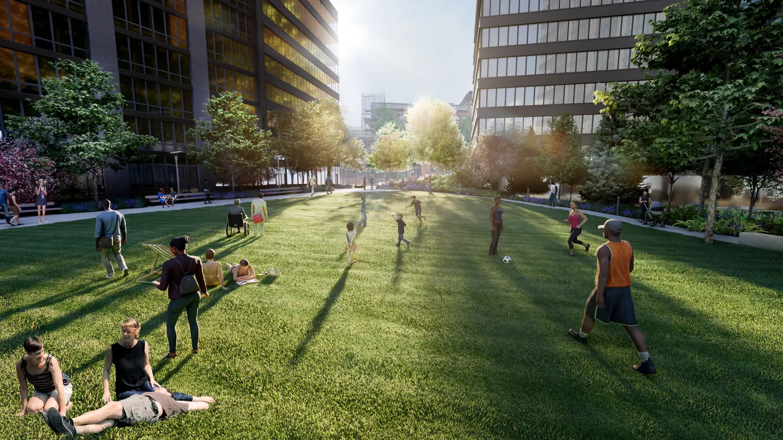 New renderings show 72,600-square-foot public park coming to Brooklyn’s Pacific Park development