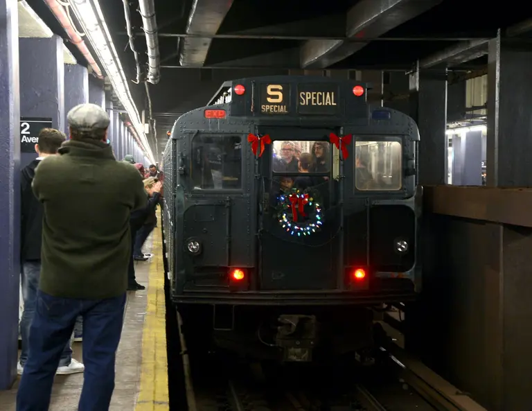 Ride vintage subway trains in NYC every Sunday this holiday season
