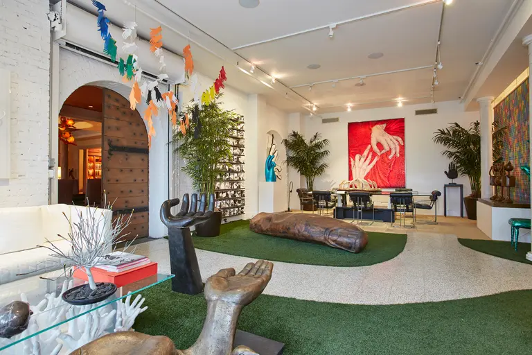 Whimsy and luxury collide in this $19M Soho loft filled with a hand-themed art collection