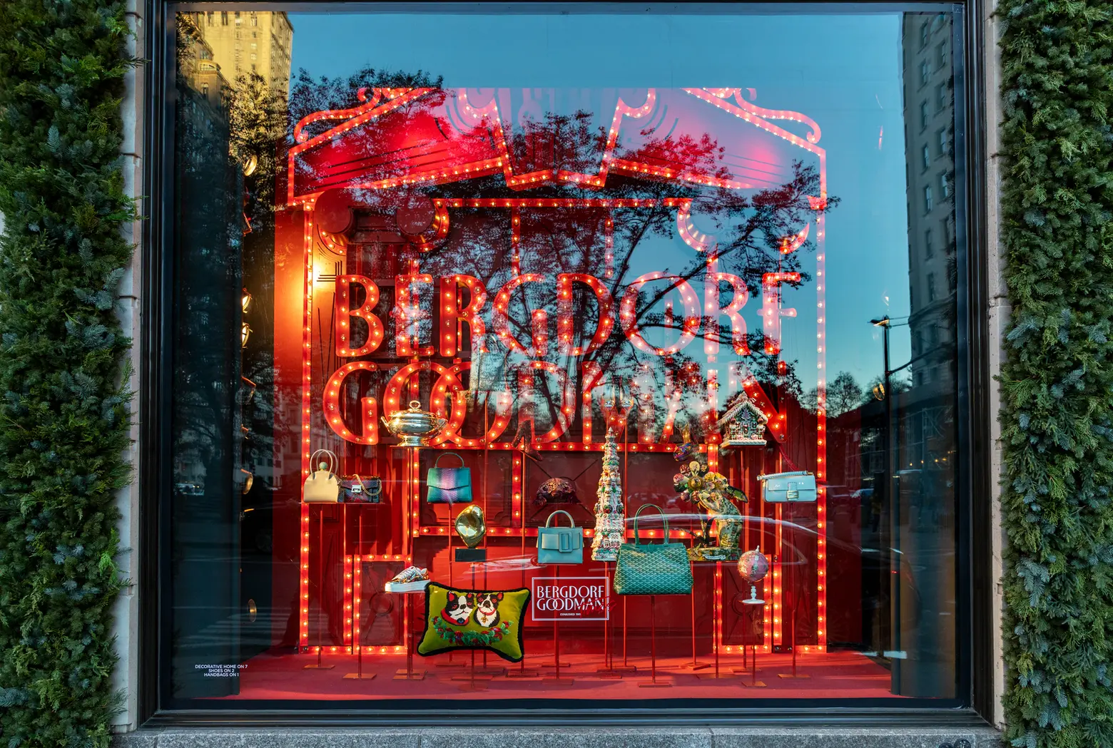 Bergdorf Goodman's Wild Holiday Window Displays