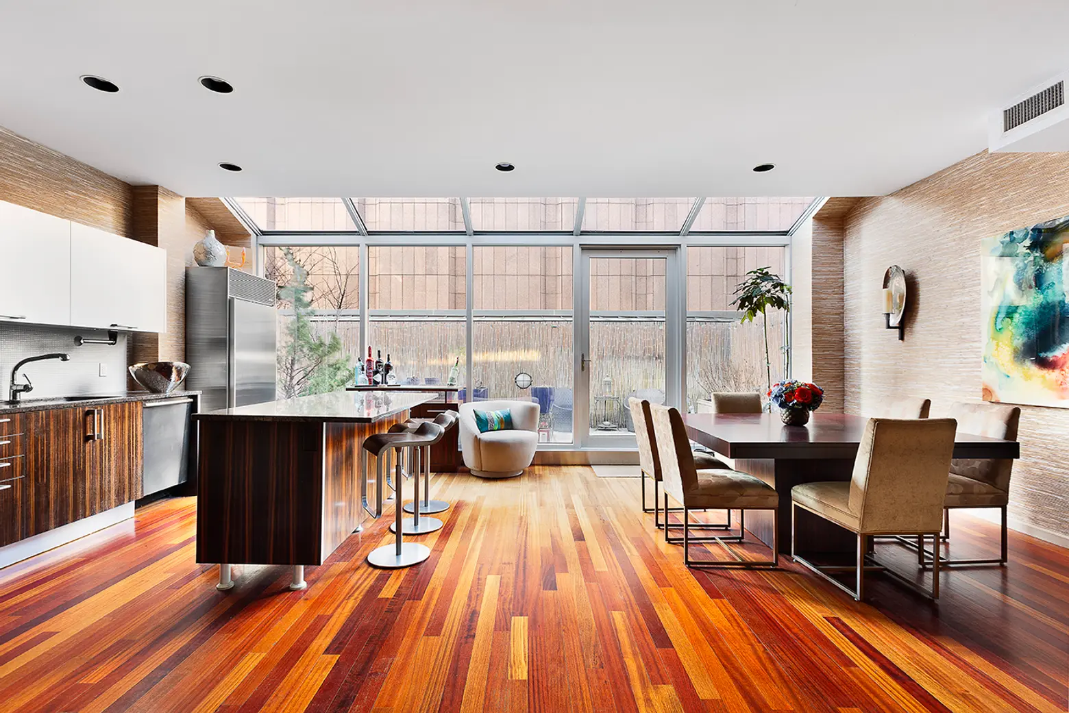 Practice your putting at this $3.65M Tribeca penthouse, featuring three outdoor spaces