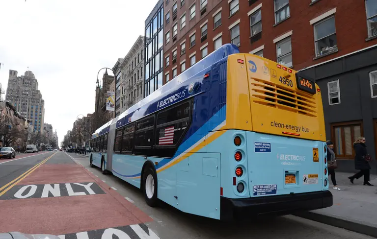 14th Street busway gets city’s first all-electric bus fleet as its ridership soars