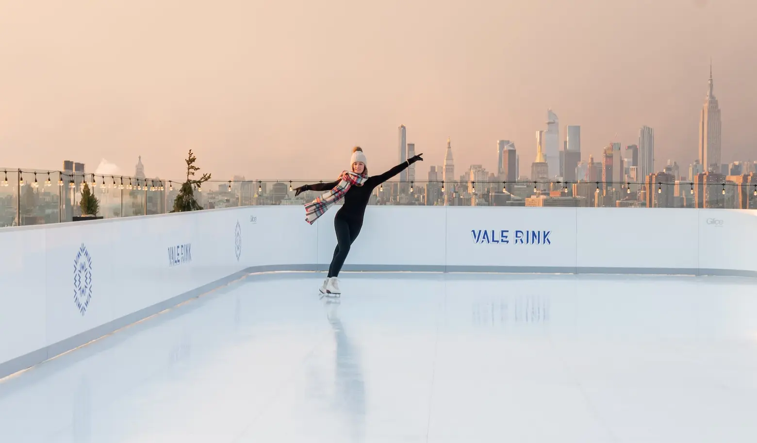 Williamsburg’s William Vale hotel opens rooftop ice skating rink with skyline views