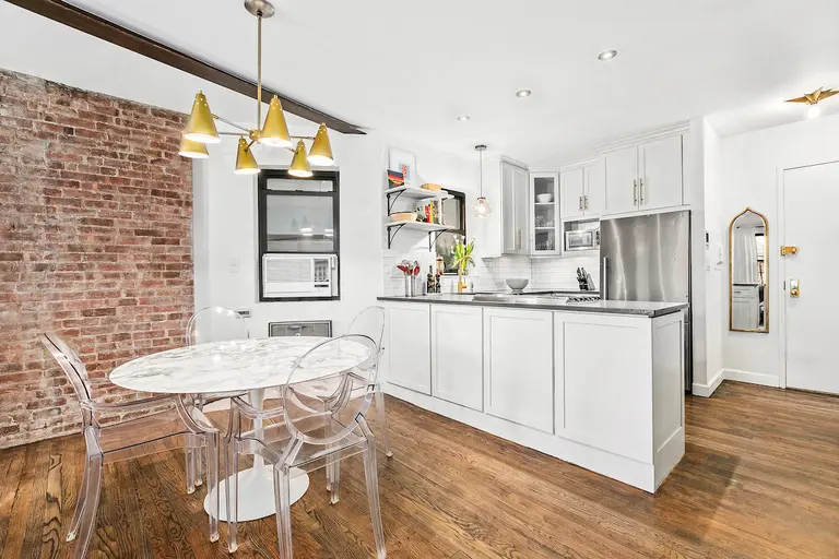 For $875K, this bright two-bedroom with lots of exposed brick is a Lower East Side classic