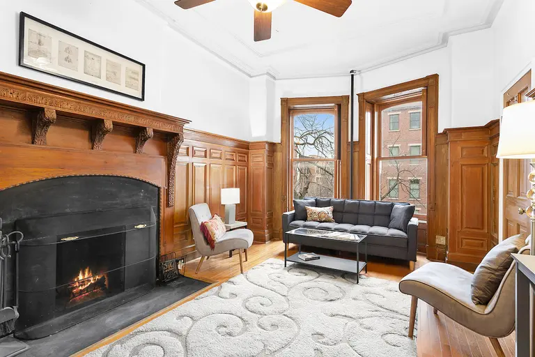 In Park Slope, this $500K compact co-op has a working fireplace and lots of brownstone charm