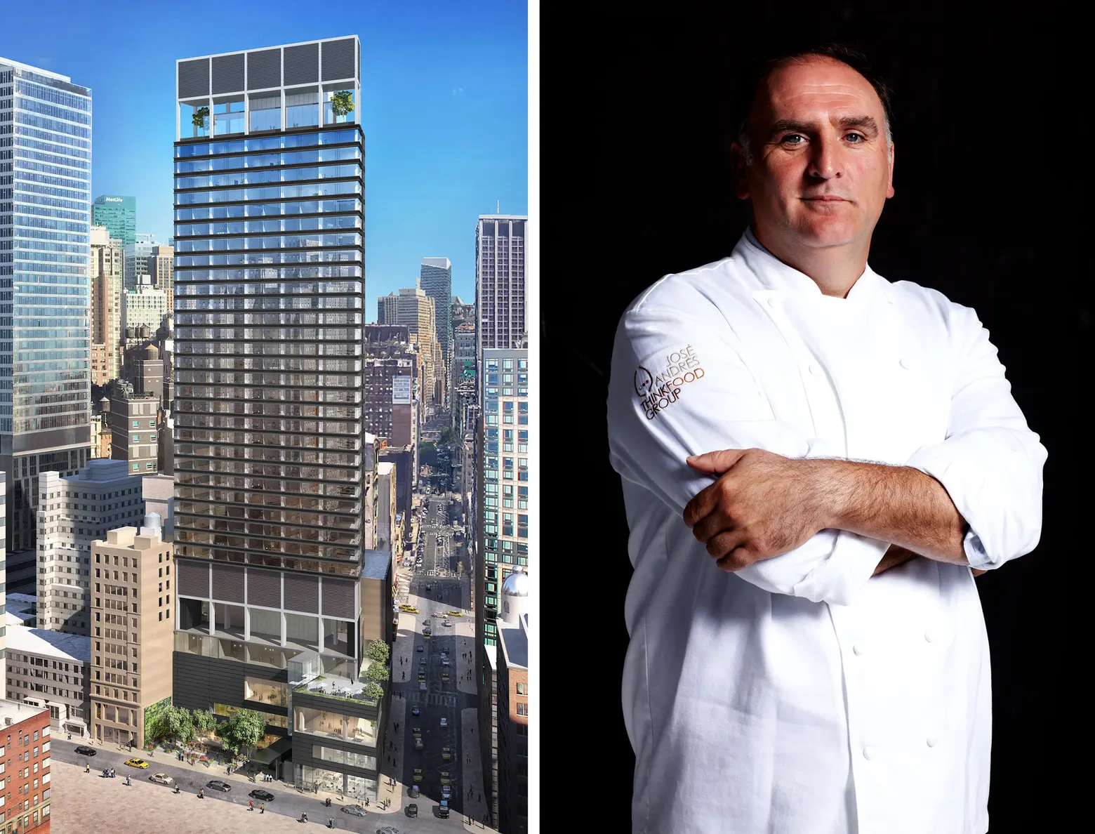 Chef José Andrés will open two new restaurants at the forthcoming Ritz-Carlton in Nomad