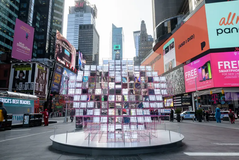 Times Square Arts’ 2020 Valentine’s Day heart comes with a hidden surprise