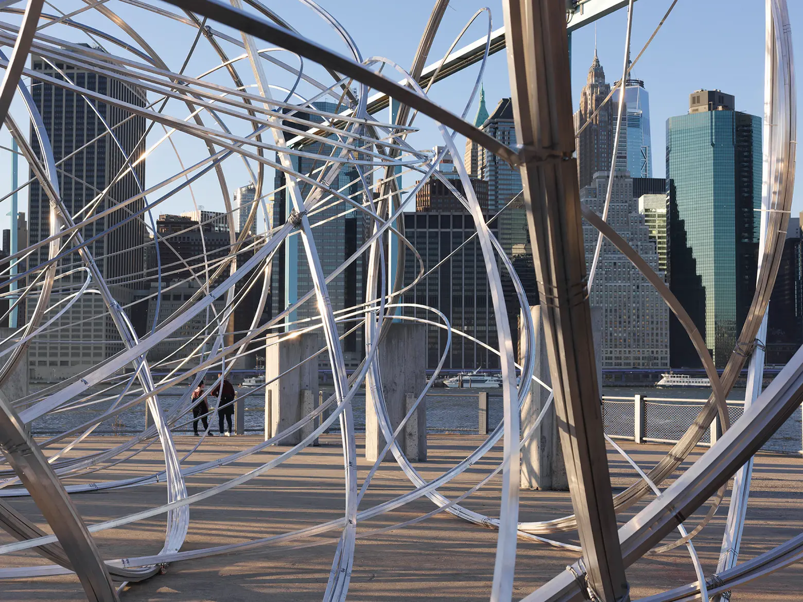 Connect BTS, Antony Gormley, New York Clearing, public art, brooklyn bridge park