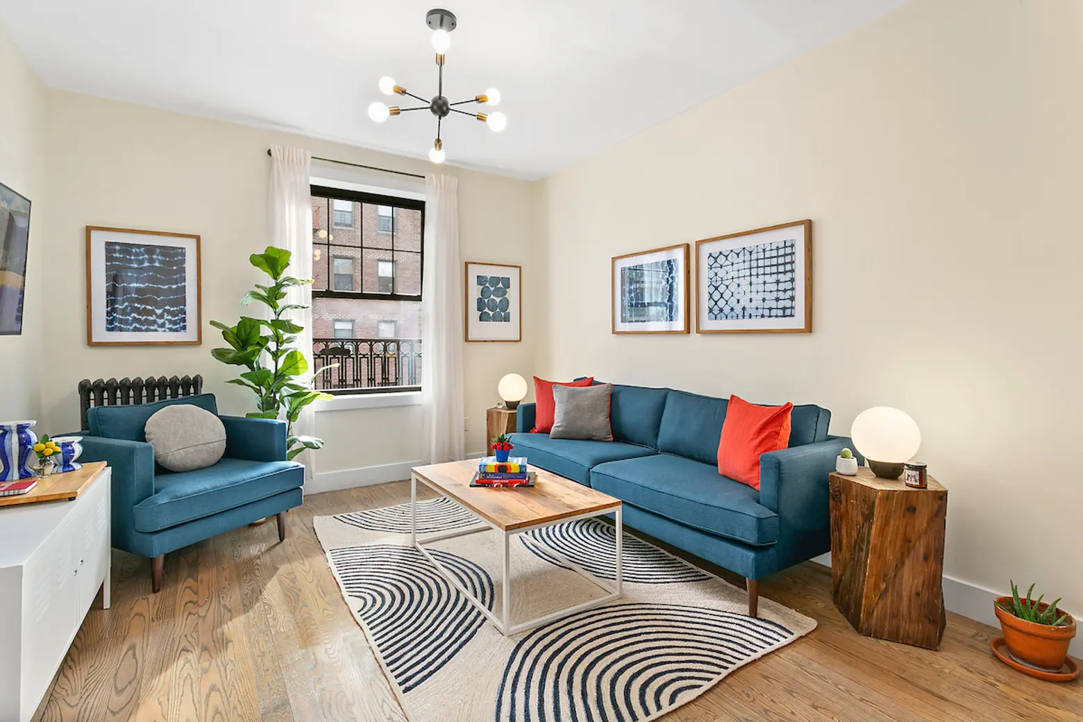 For $599K, this two-bedroom Prospect Lefferts condo is a block from the park
