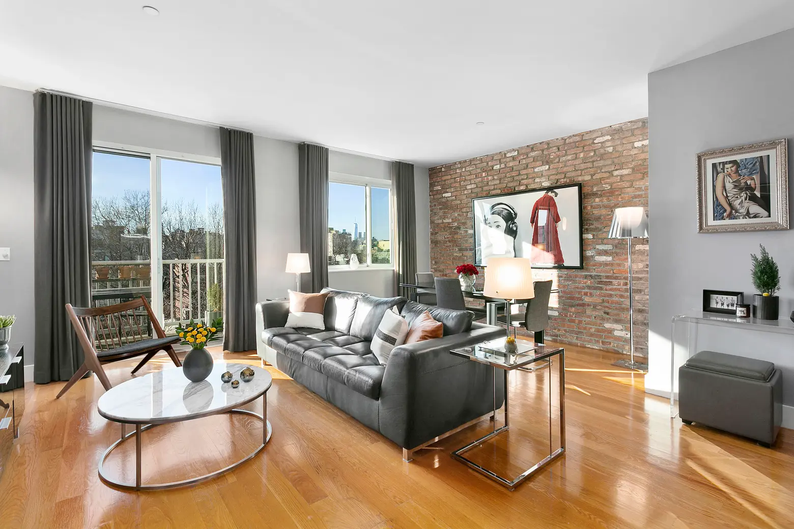 For $799K, this well-outfitted Bed-Stuy condo is set up for easy living