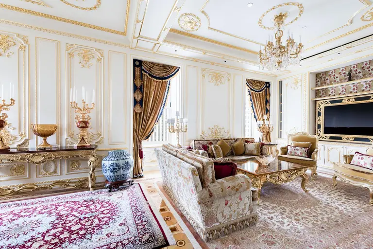 Wealthy Russian family lists gilded Plaza apartment full of onyx and crystal for $45M