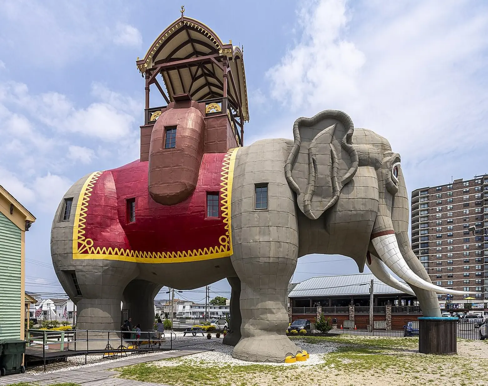 On the Jersey Shore, you can spend the night inside a 90-ton elephant
