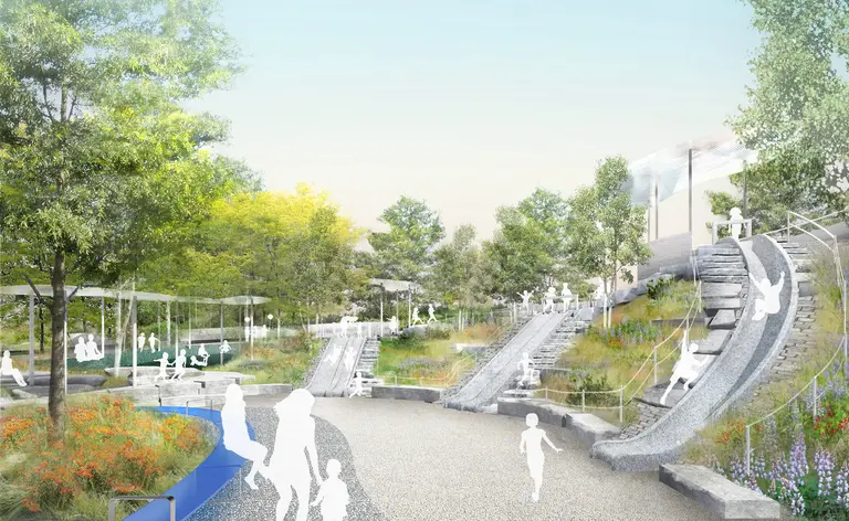 $18.3M sustainable playground breaks ground at the Battery