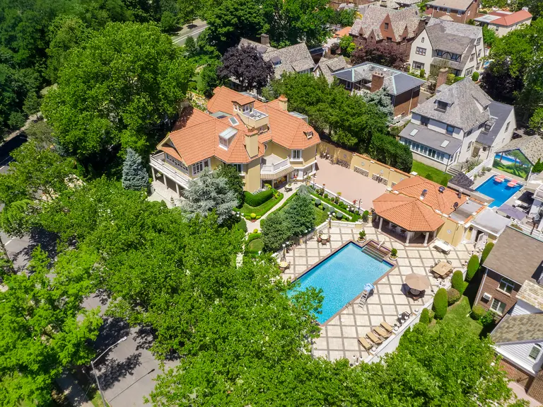 $11.2M Bay Ridge mansion has Italian vibes, a waterslide, and an outdoor kitchen