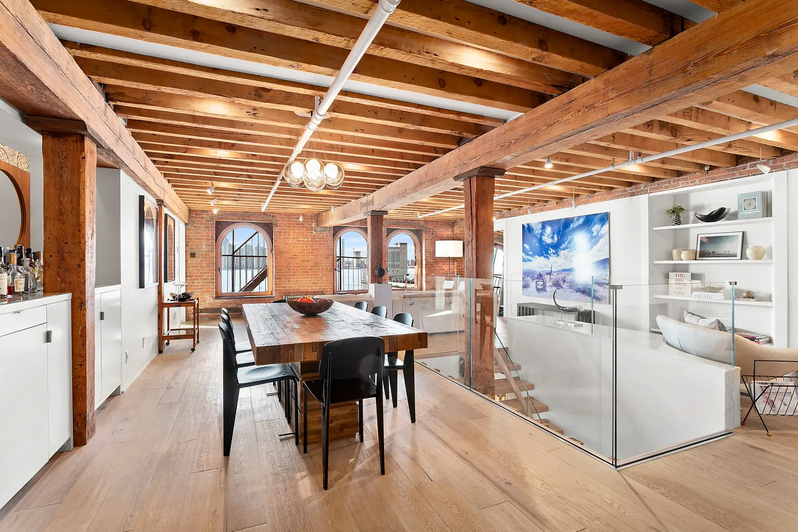 $5.7M Tribeca co-op is two floors of loft living with lots of bonus space