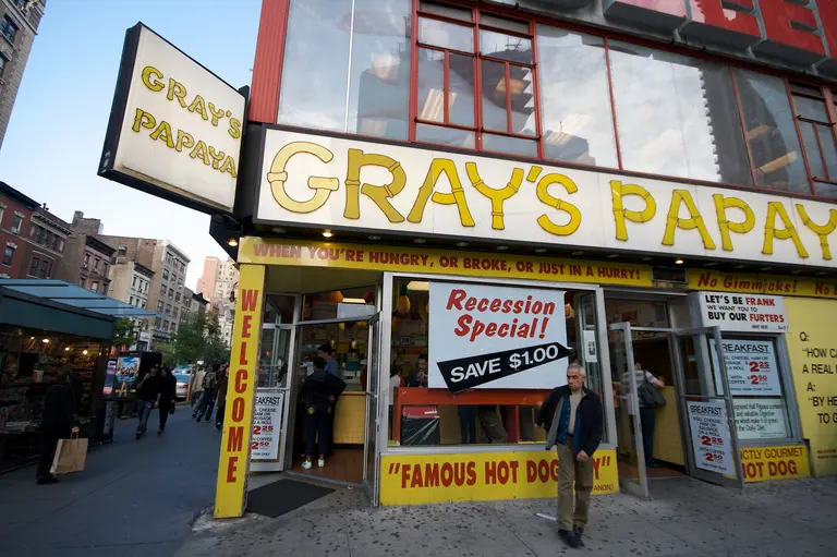 Gray’s Papaya reopens on the Upper West Side with a new hot dog ‘Recession Special’