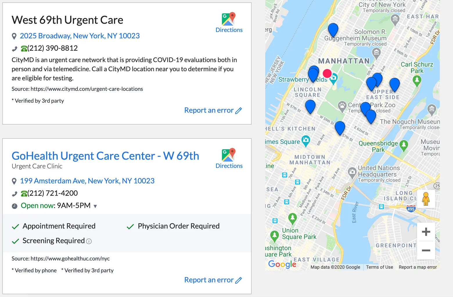 New York launches interactive map to find COVID testing sites near you