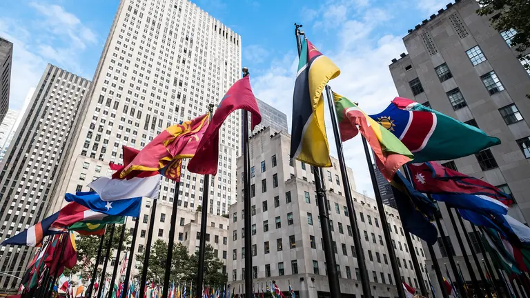 New Yorkers invited to design iconic Rockefeller Center flags