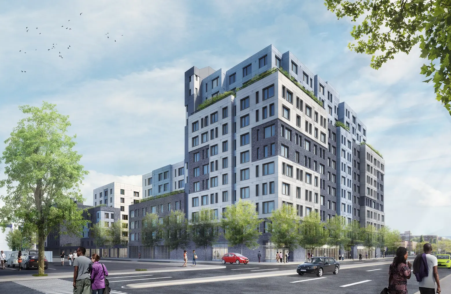 206 affordable apartments available at mixed-used development in East New York, from $375/month