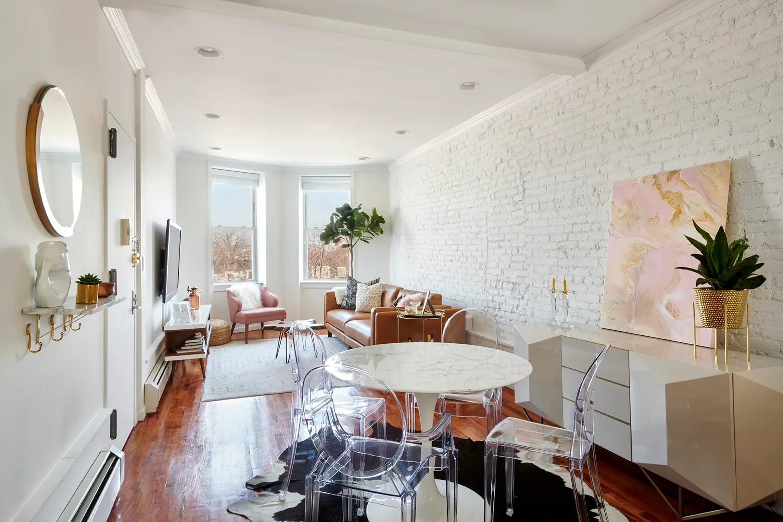 Crown Heights condo is a calming two-bedroom home for under $1M