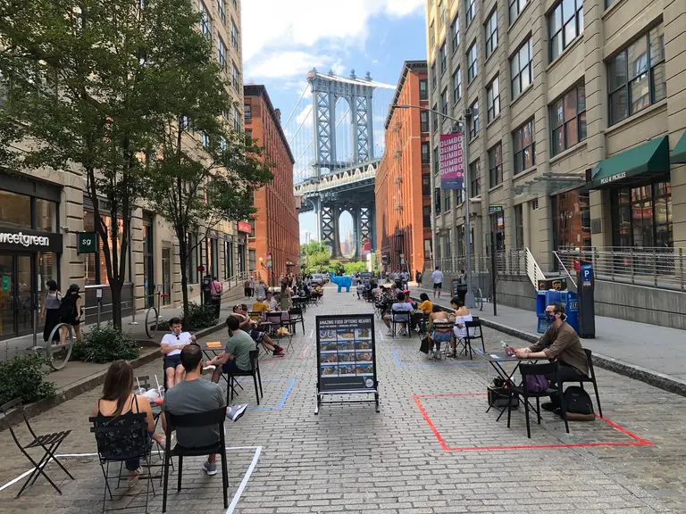 Brooklyn’s most photographed block opens for outdoor dining