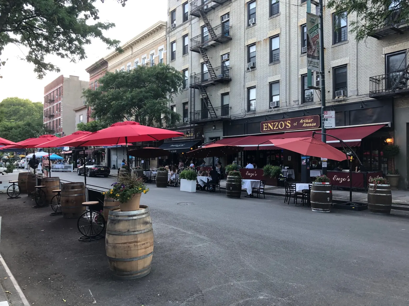 Bronx Little Italy sets up ‘Piazza di Belmont’ for outdoor dining on Arthur Avenue