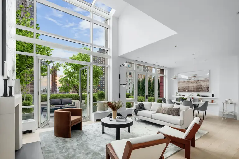 $9.2M Upper East Side penthouse has four terraces and lofty rooms