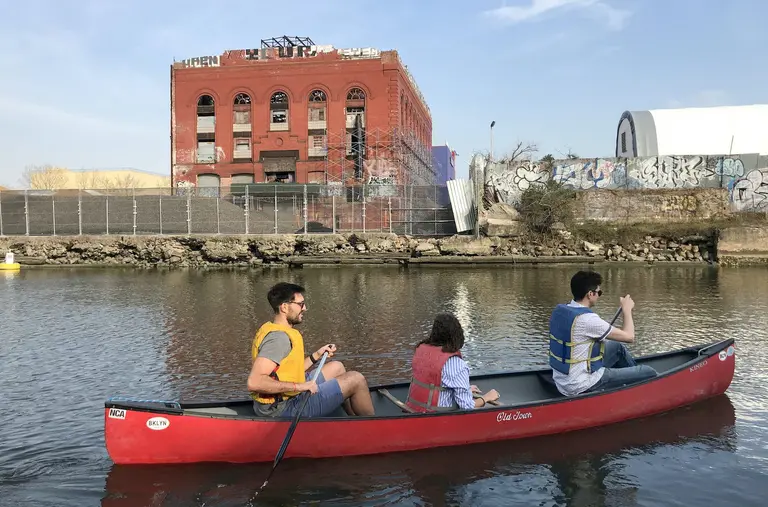 You can take a tour of the Gowanus Canal in a canoe