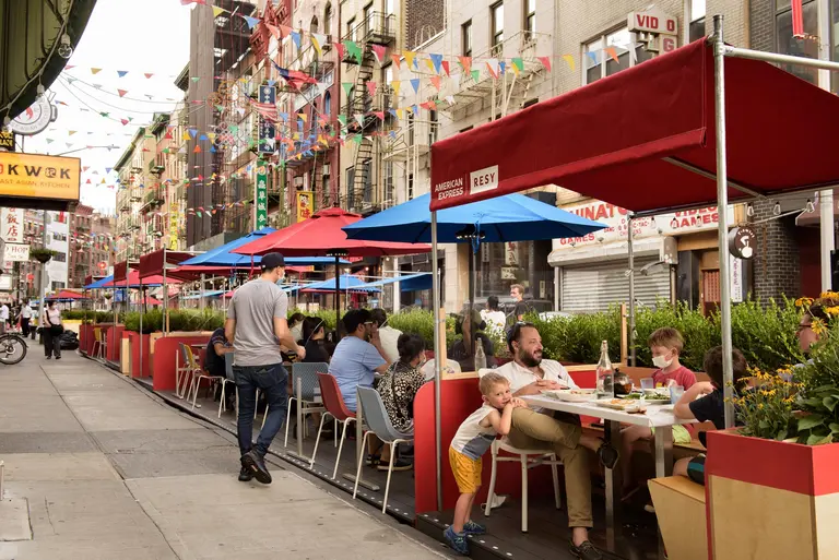 87 streets in NYC are now car-free outdoor dining destinations
