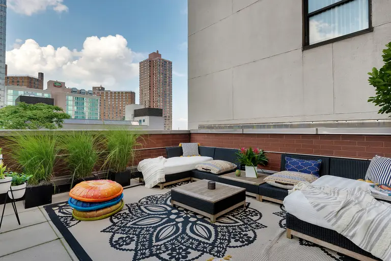 $695K Upper East Side one-bedroom has a terrace twice as large as the apartment