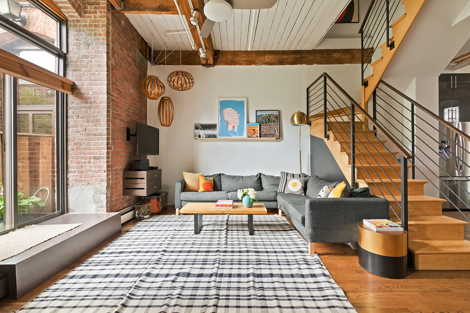 Creative touches and a charming patio set this $2.2M Park Slope loft apart
