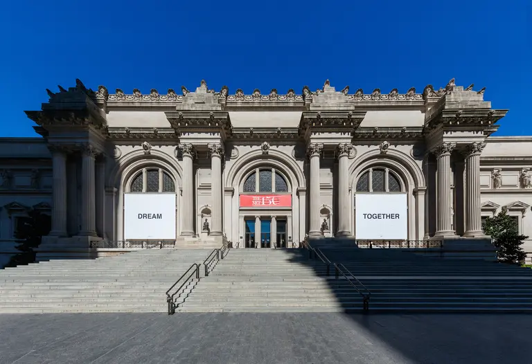 The Met reveals facade banners designed by Yoko Ono