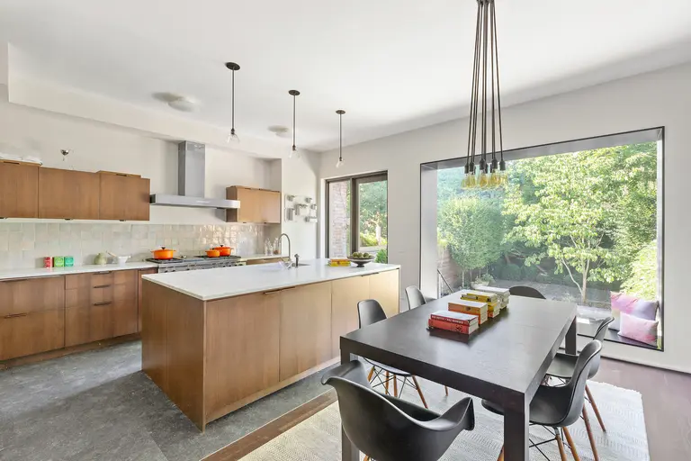 A modern reno turned this $2.35M Prospect Lefferts Gardens townhouse into a serene family home