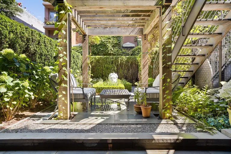 $5.75M brownstone in historic Harlem has a secret garden