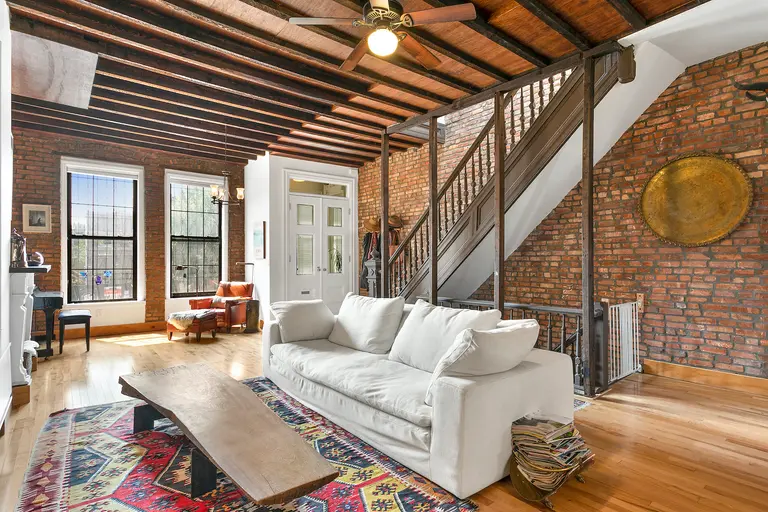 $1.65M Bed-Stuy townhouse has two apartments and lots of character