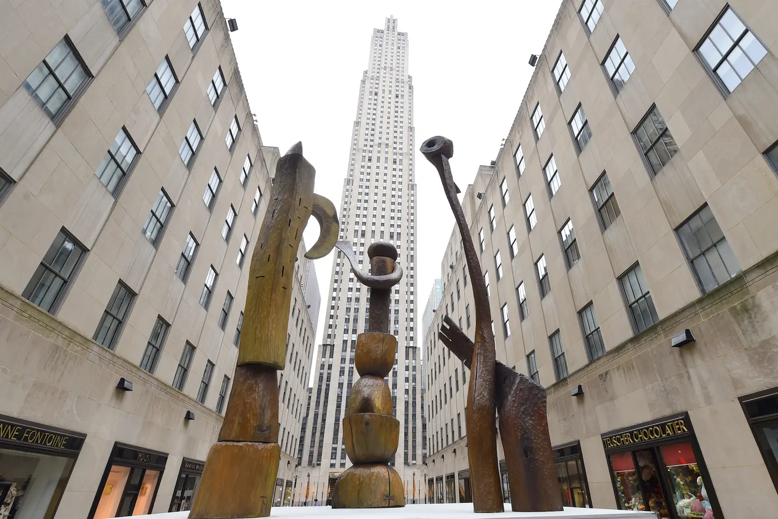 Free outdoor sculpture garden opens at Rockefeller Center