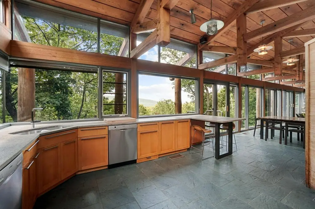 For $1.8M, a treetop retreat upstate with 24 acres, Scandinavian design ...